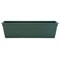 Bloem Dayton Window Box Planter: 24" - Turtle Green - 100% Recycled Durable Plastic Box, Elevated Feet, For Indoor and Outdoor Use, Gardening, 5 Gallon Capacity
